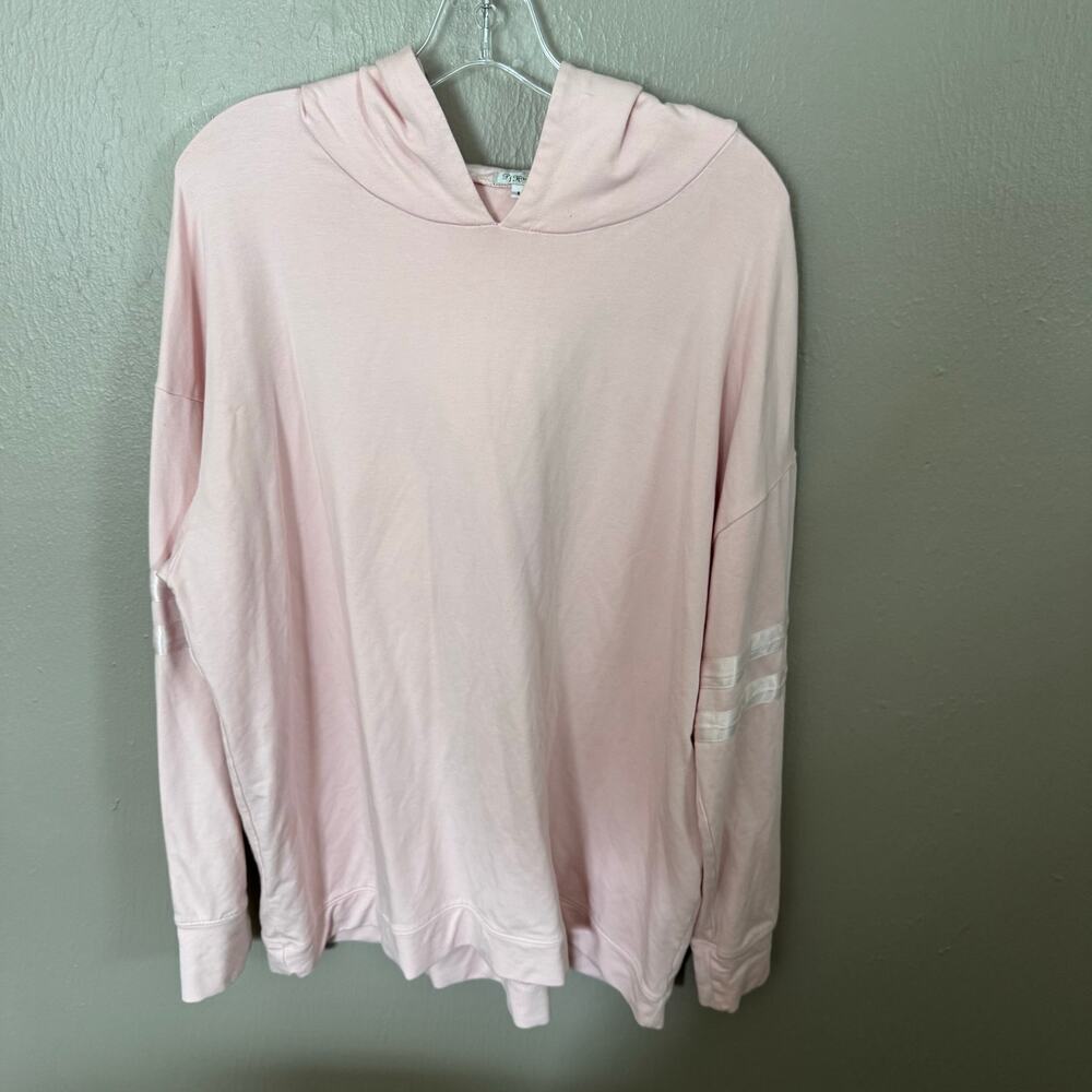 PJ HAROW Detiny Light Pink Hooded Sweatshirt Size Large Casual sleepwear